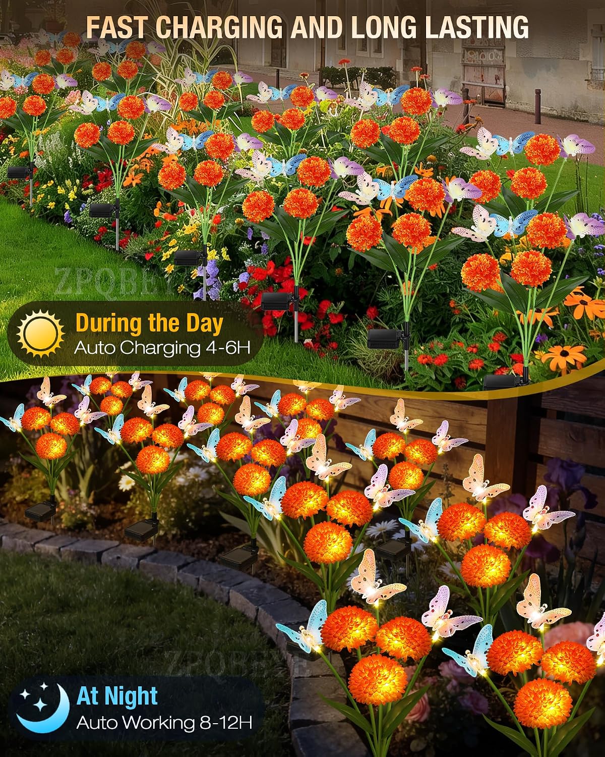 Solar Garden Lights Outdoor Waterproof Decorative 3 Pack