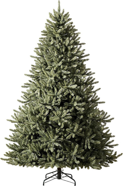 Balsam Hill 7.5 ft Unlit Classic Blue Spruce - Artificial Christmas Tree with 2,960+ Tips, Premium Stand & Easy Assembly for Indoor Holiday Decorating