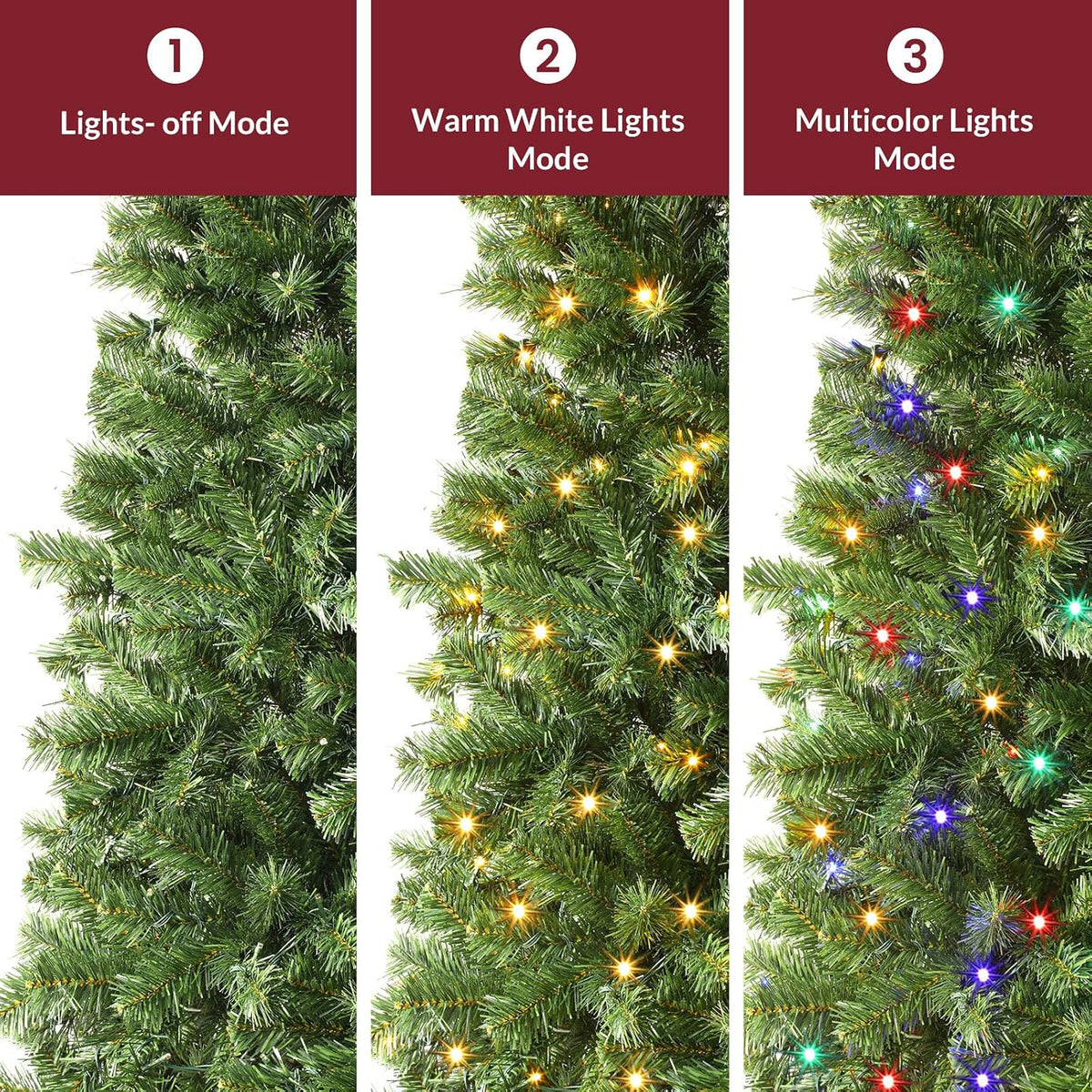 Alupssuc 6ft Classic Spruce Artificial Prelit Christmas Tree
