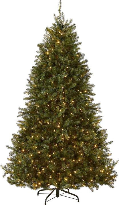 National Tree Company 7.5ft Pre-Lit Dunhill Fir Artificial Christmas Tree