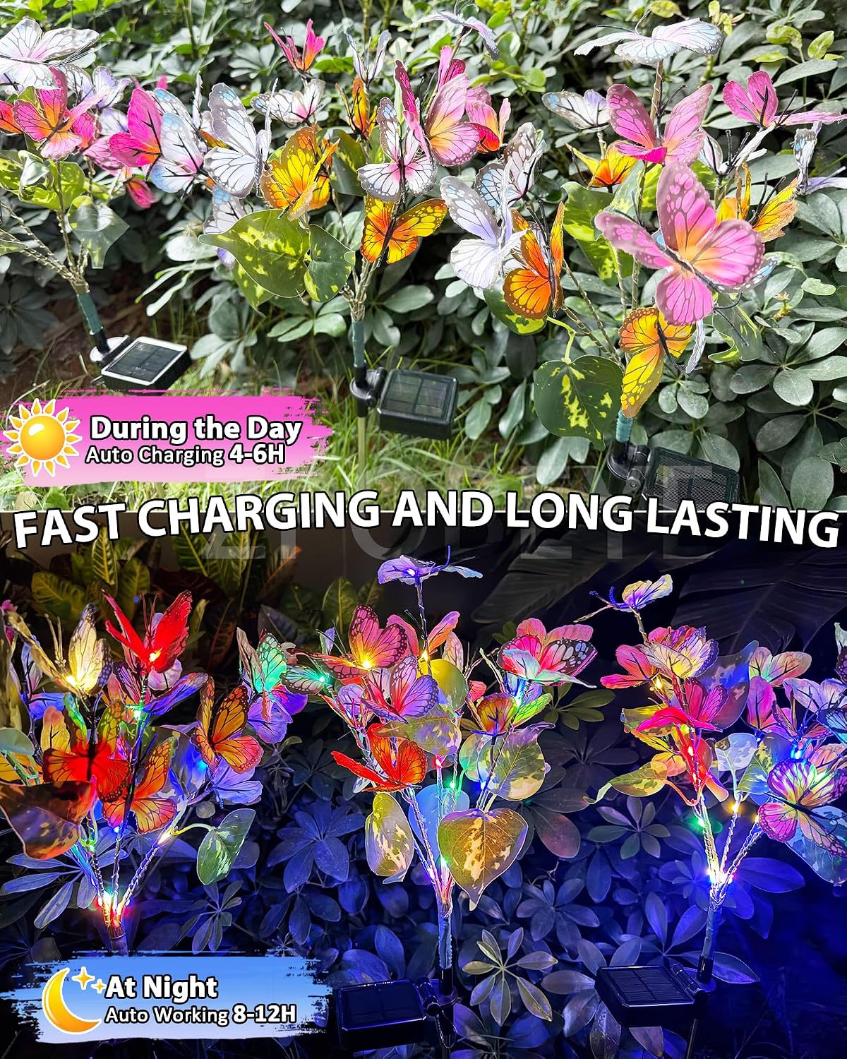 Solar Garden Lights Outdoor Waterproof Decorative