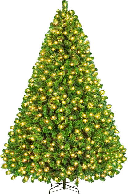 Yaheetech 6ft Pre-Lit Snow Flocked Artificial Christmas Tree, 250 Lights