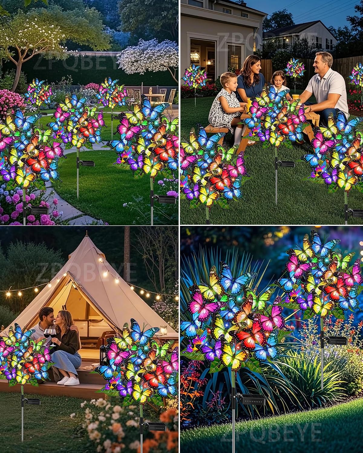 Solar Garden Lights Outdoor Waterproof Decorative