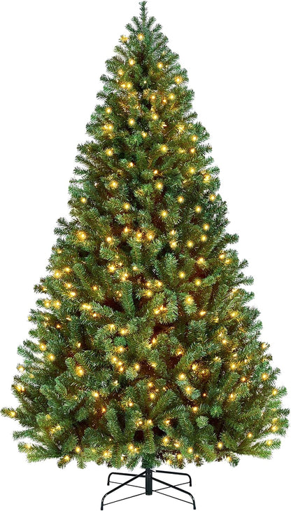 Yaheetech 4.5ft Pre-lit Christmas Tree with 150 Warm White Lights, Green
