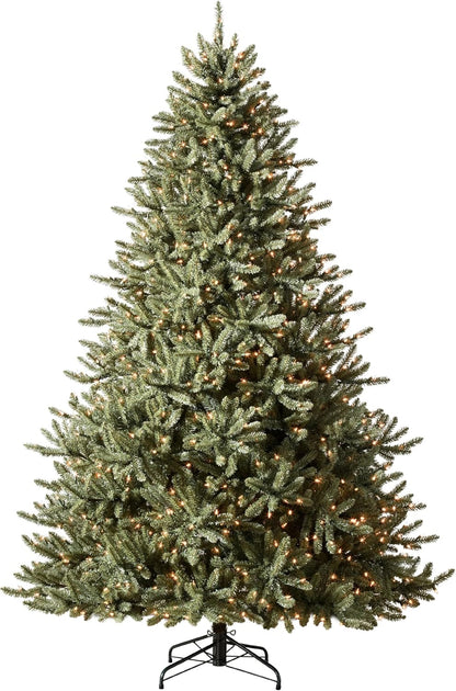 Balsam Hill 6.5ft Unlit Classic Blue Spruce - Artificial Christmas Tree with 2,144+ Tips, Premium Stand & Easy Assembly for Indoor Holiday Decorating