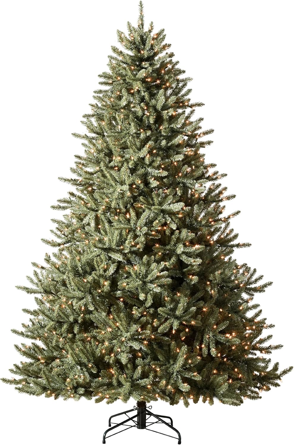 Balsam Hill 7.5 ft Unlit Classic Blue Spruce - Artificial Christmas Tree with 2,960+ Tips, Premium Stand & Easy Assembly for Indoor Holiday Decorating