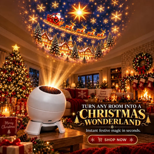Magical Christmas Projection Night Light – Transform Any Room Into A Holiday Wonderland