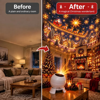 Magical Christmas Projection Night Light – Transform Any Room Into A Holiday Wonderland