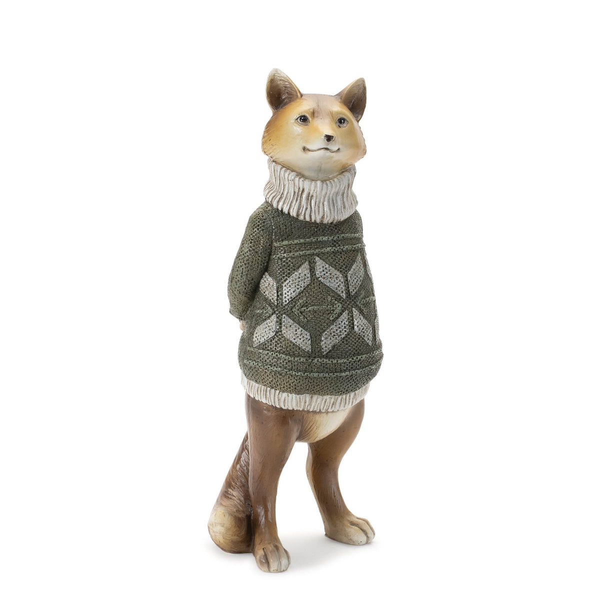 Fox/Moose/Squirrel w/Sweater Figurine, 10 - 12" (3 styles - sold individually)