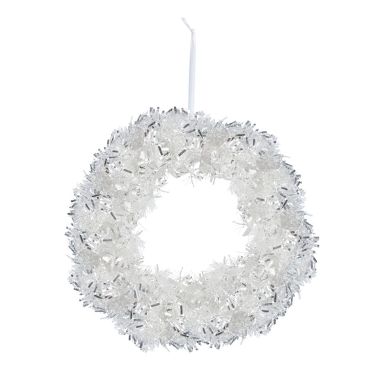 Tinsel Wreath, 18"