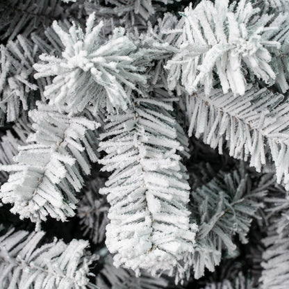 7.5 ft. Acacia Pencil Slim Flocked Tree