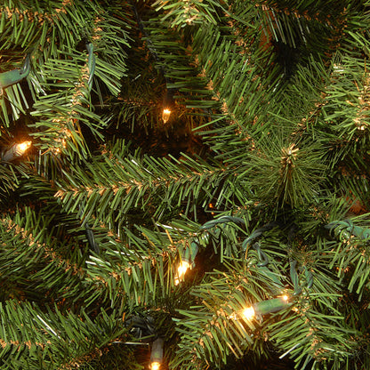 6.5 ft. Pre-Lit Aspen Spruce Slim Tree with Clear Lights, Plug-In