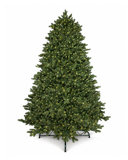 7.5' Aspen Fir Tree with 1400 Warm White & Multi-Color LED Lights