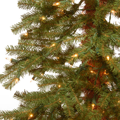 6 ft. Pre-Lit Hickory Cedar Tree with Clear Lights, Plug-In