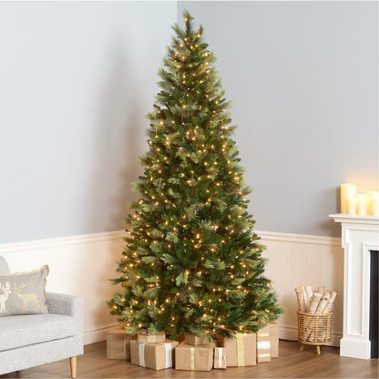 9 ft. Pre-Lit Charleston Pine Tree with Clear Lights