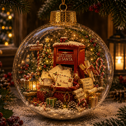 Light-Up Christmas Story Globe Ornament
