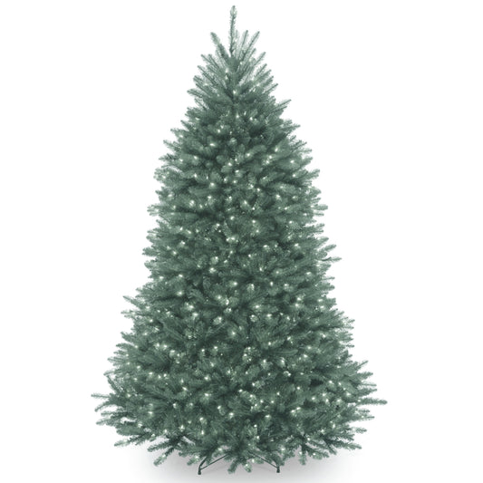 6.5 ft. Pre-Lit Dunhill Fir Blue Tree with Clear Lights, Plug-In