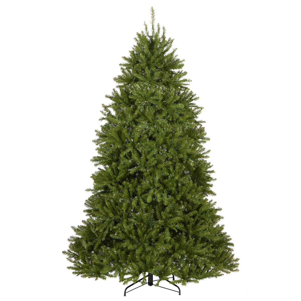 7.5 ft. Pre-Lit Dunhill Fir Hinged Tree with PowerConnect Clear Lights, Plug-In