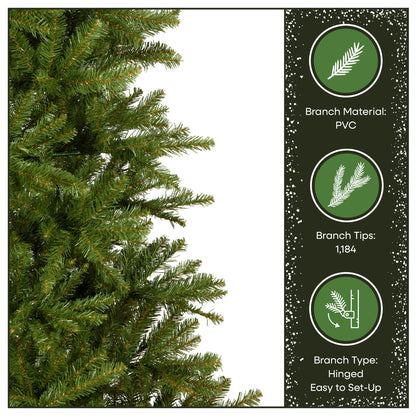 6.5 ft. Dunhill Fir Slim Hinged Tree