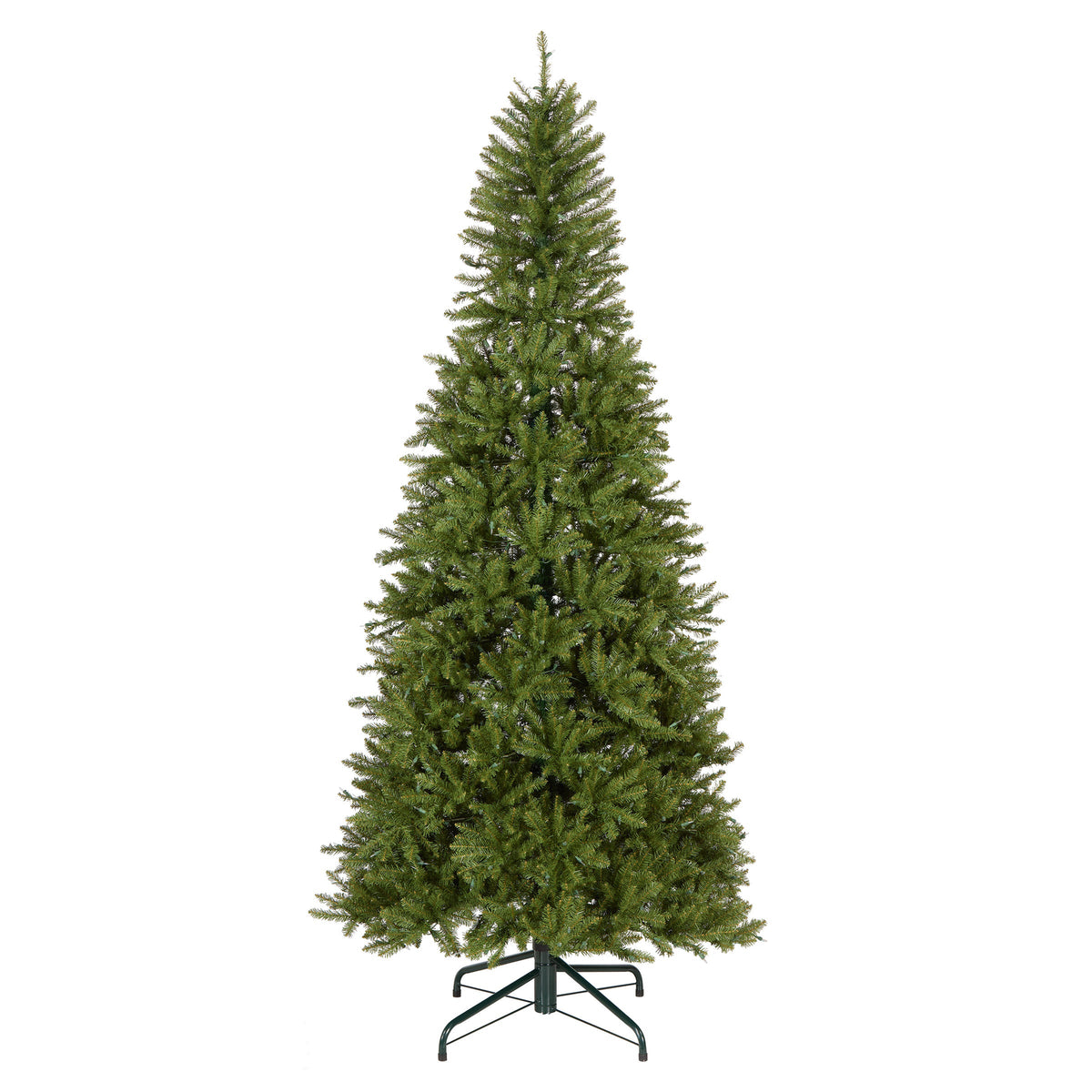 9 ft. Pre-Lit Dunhill Fir Slim Hinged Tree with Clear Lights, Plug-In