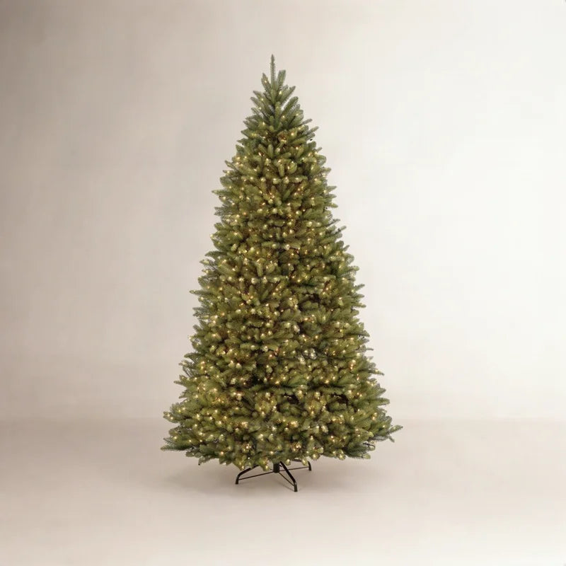 10' Pre-Lit Dunhill Fir Artificial Christmas Tree with Dual-Color LED Lights & PowerConnect System