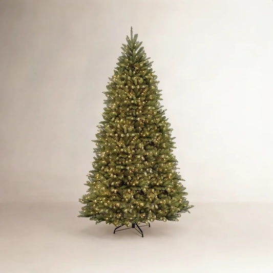 10' Pre-Lit Dunhill Fir Artificial Christmas Tree with Dual-Color LED Lights & PowerConnect System