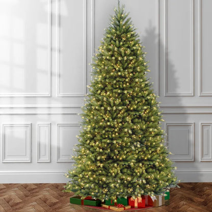 10' Pre-Lit Dunhill Fir Artificial Christmas Tree with Dual-Color LED Lights & PowerConnect System