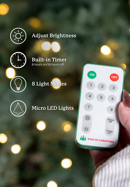 7' Hancock Spruce Artificial Christmas Tree 450 Warm White LED Lights