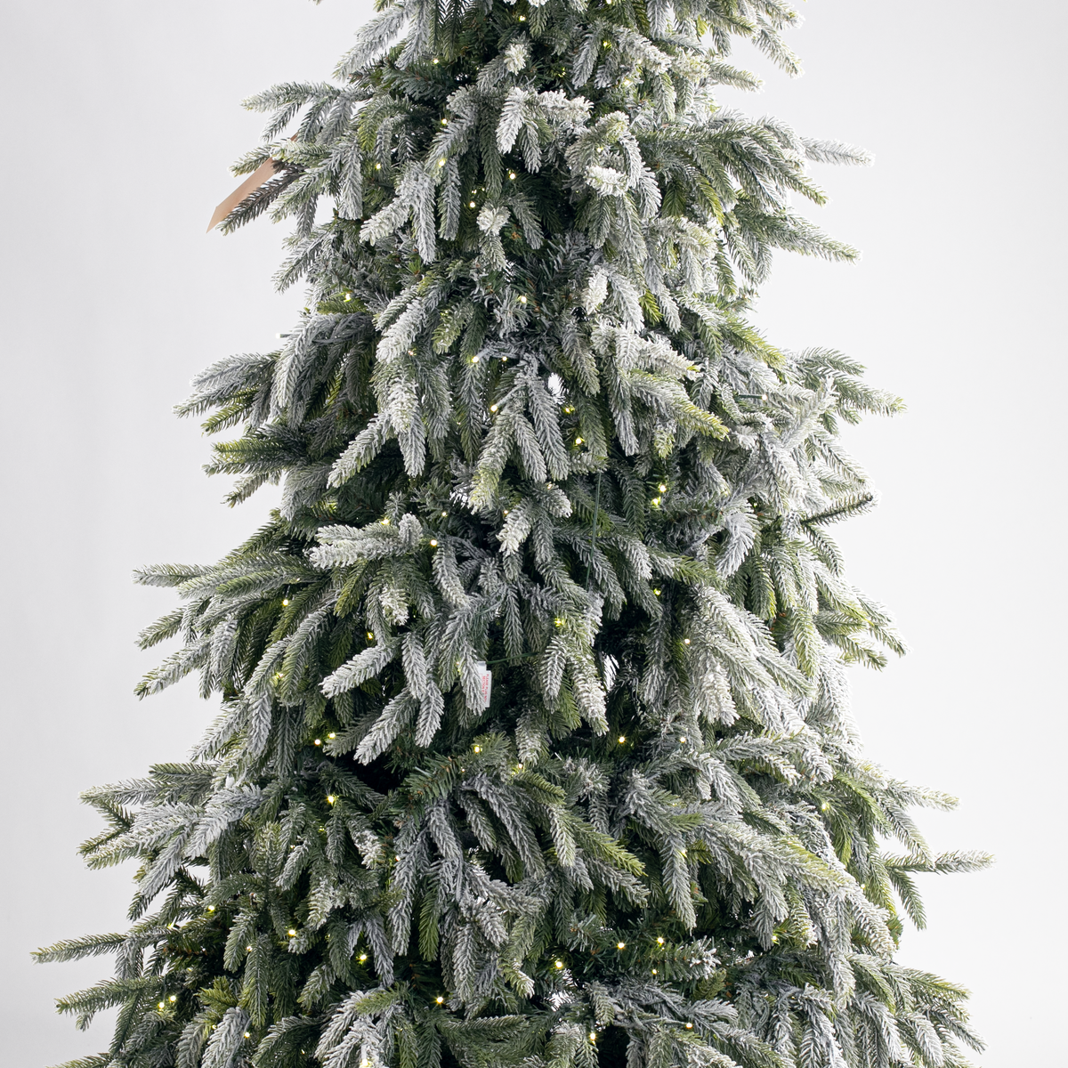 Flocked Tyrol Pine Tree, LED Lit, 6.5'