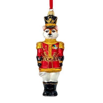 KRG Fox Polish Glass Ornament, 5"