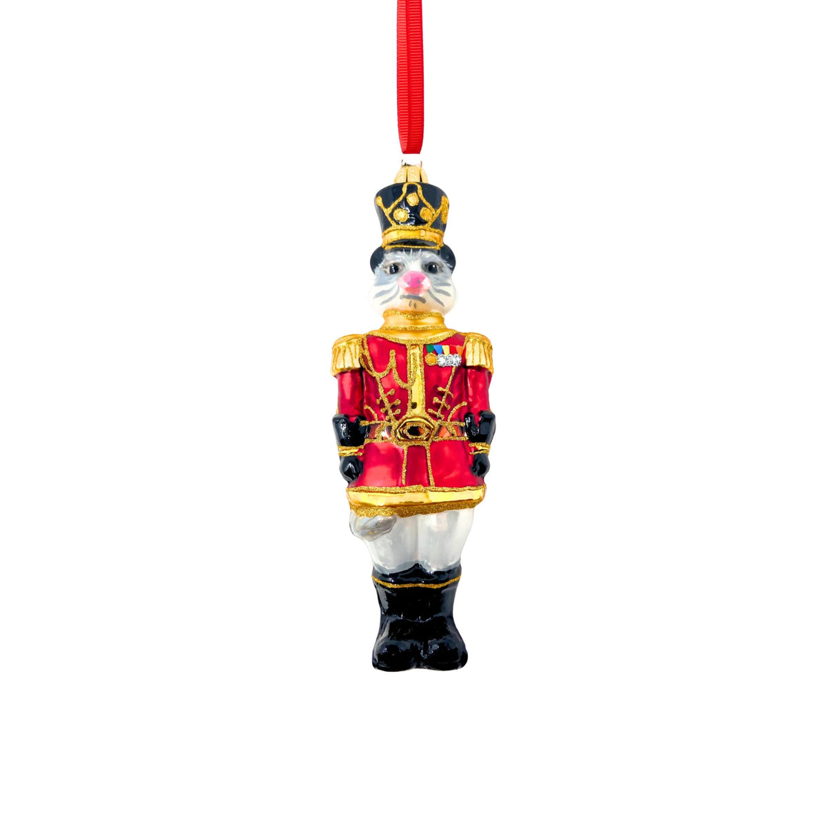 KRG Opossum Body Polish Glass Ornament, 5"