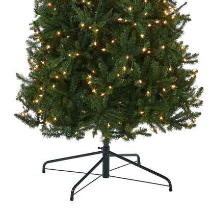 10 ft. Pre-Lit Kingswood Fir Pencil Slim Tree with Clear Lights, Plug-In