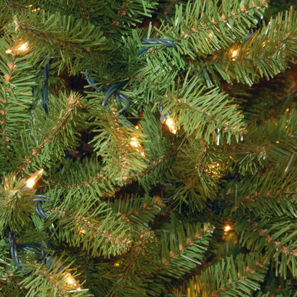 12 ft. Pre-Lit Kingswood Fir Pencil Slim Tree with Clear Lights, Plug-In
