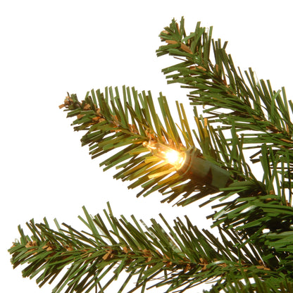 7.5 ft. Pre-Lit Kingswood Fir Pencil Tree with Clear LED Lights, Plug-In