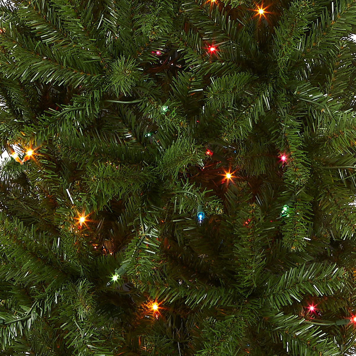 6.5 ft. Pre-Lit Kingswood Fir Pencil Tree with Multicolor LED Lights, Plug-In