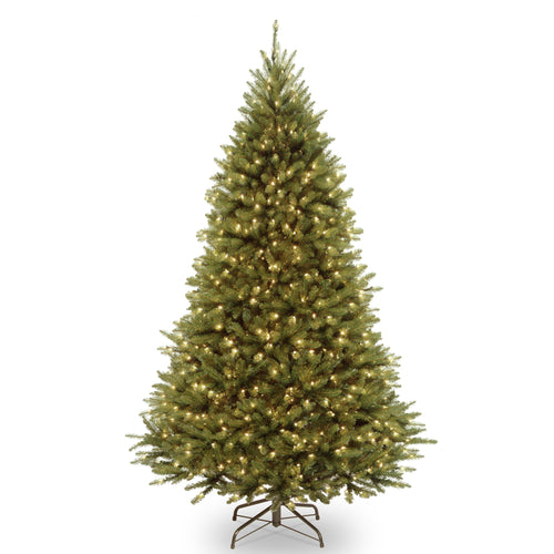 7.5 ft. Pre-Lit Kingswood Fir Tree with PowerConnect Dual Color LED Lights, Plug-In