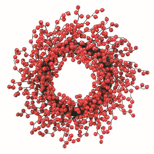 Waterproof DLX Berry Wreath, 24"