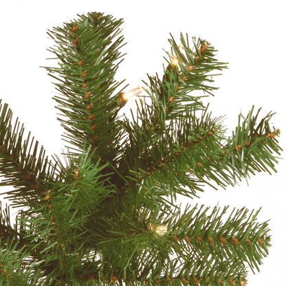 4.5 ft. Pre-Lit North Valley Spruce Tree with Clear Lights, Plug-In