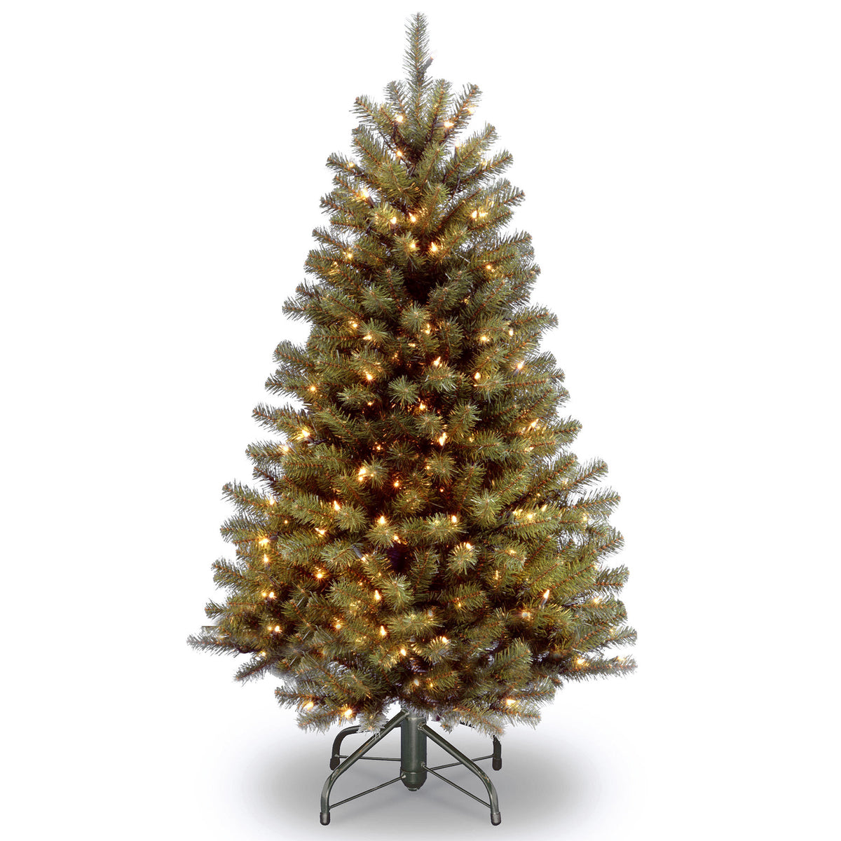 5 ft. Pre-Lit North Valley Spruce Tree with Clear LED Lights, Plug-In