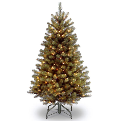5 ft. Pre-Lit North Valley Spruce Tree with Clear LED Lights, Plug-In