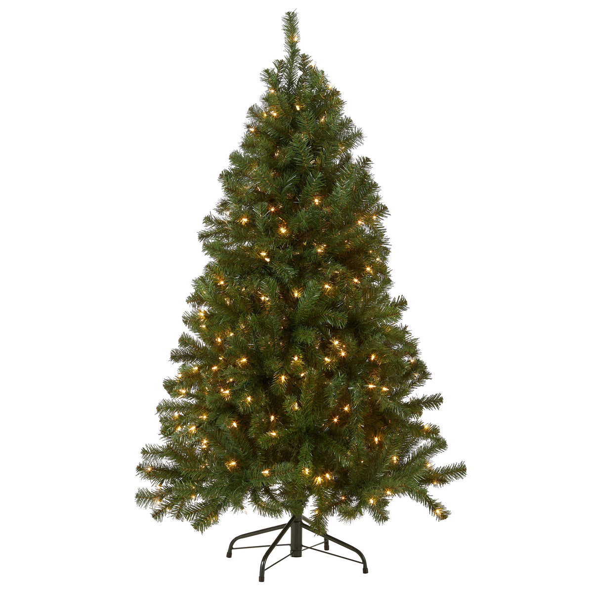 5 ft. Pre-Lit North Valley Spruce Tree with Clear LED Lights, Plug-In