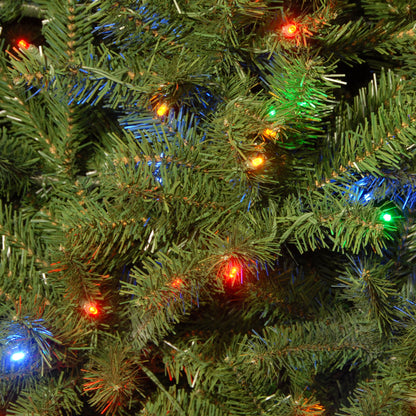 9 ft. Pre-Lit North Valley Spruce Tree with  PowerConnect Dual Color LED Lights, Plug-In