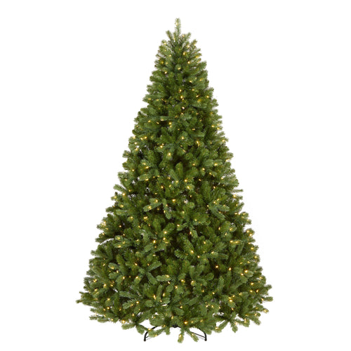 10 ft. Pre-Lit Downswept Douglas Fir Hinged Tree with PowerConnect Dual Color LED Lights