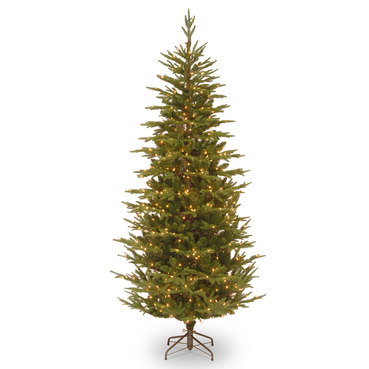 7.5 ft. Pre-Lit Fraser Grande Slim Tree with Clear Lights, Plug-In