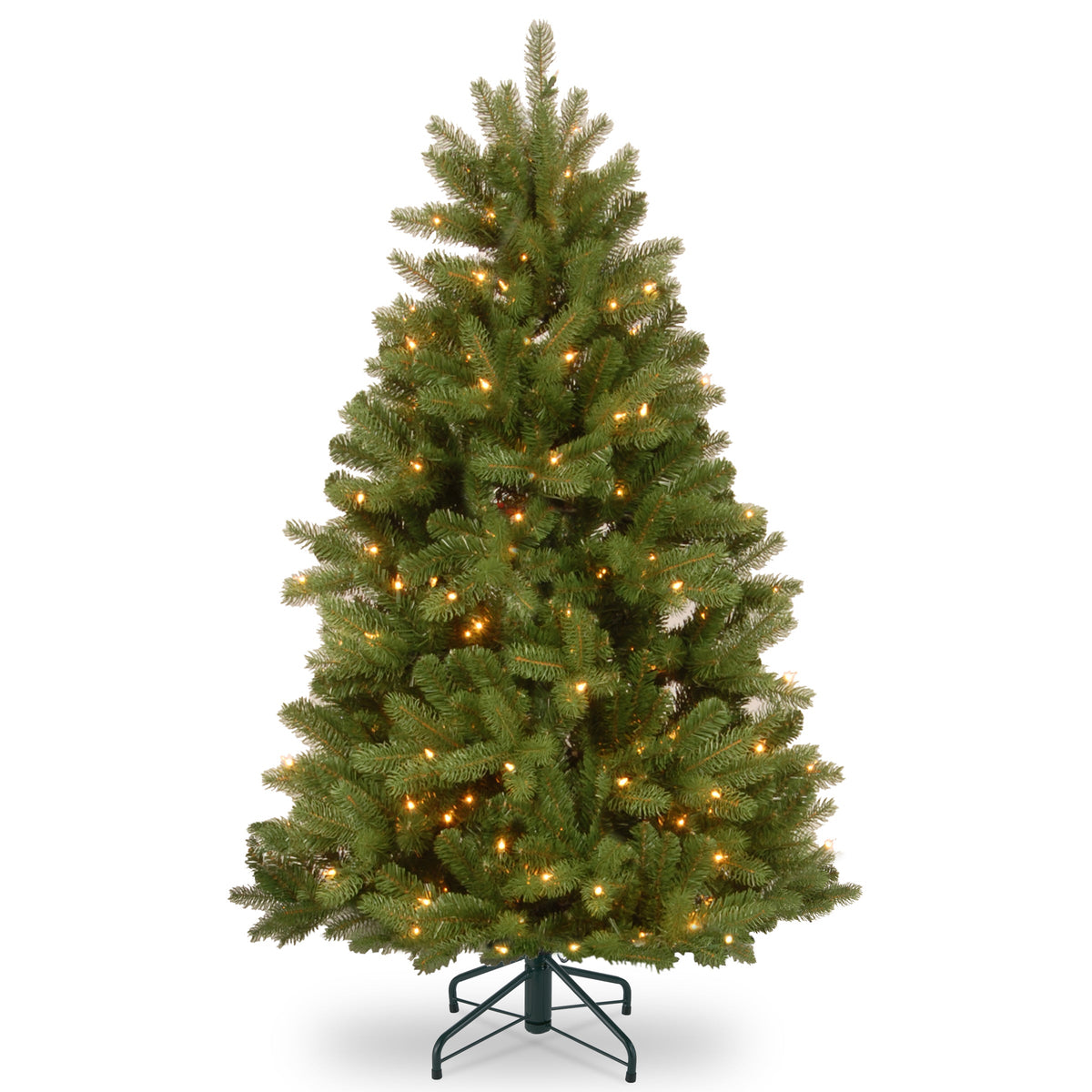4.5 ft. Pre-Lit Newberry Spruce Tree with Dual Color LED Lights, Plug-In