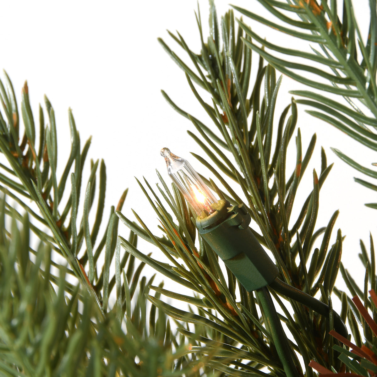 3 ft. Pre-Lit Nordic Spruce Tree with Clear Lights, Plug-In