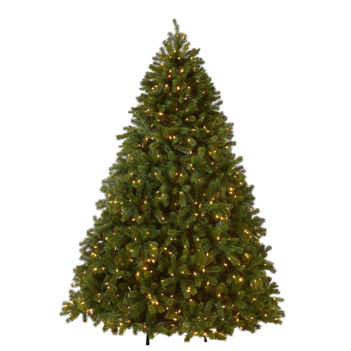 7.5 ft. Pre-Lit Deluxe Downswept Douglas Fir Tree with PowerConnect Dual Color LED Lights, Plug-In