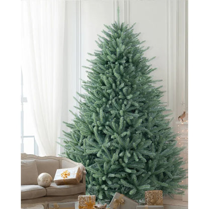 Classic Pre-Lit Spruce Artificial Christmas Tree with Integrated Warm Lights & Folding Base