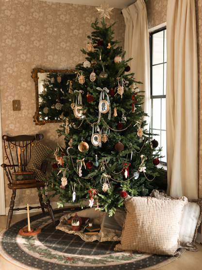 7.5' Scarlet Fir Artificial Christmas Tree with 800 Warm White LED Lights