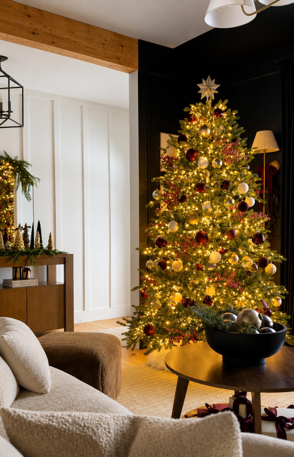 6.5' Silverpeak Fir™ Artificial Christmas Tree 2500 Lux LED Lights